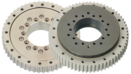 Toothed slewing ring